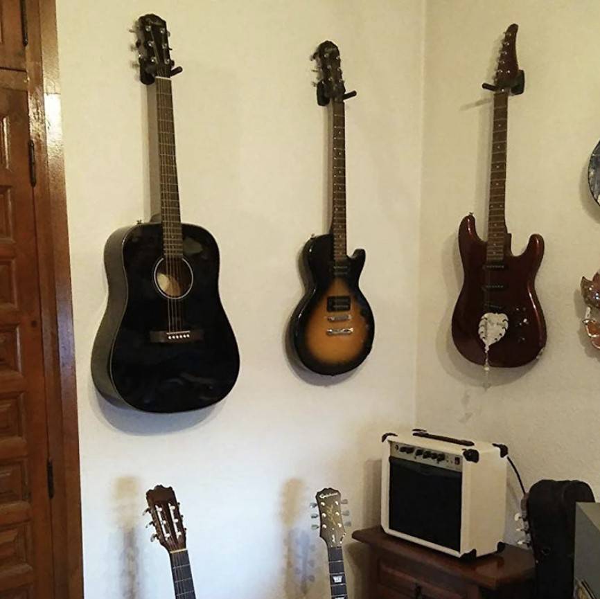 Állítható méretű fali gitártartó – gitárhoz és húros hangszerekhez (BB19156) (10)