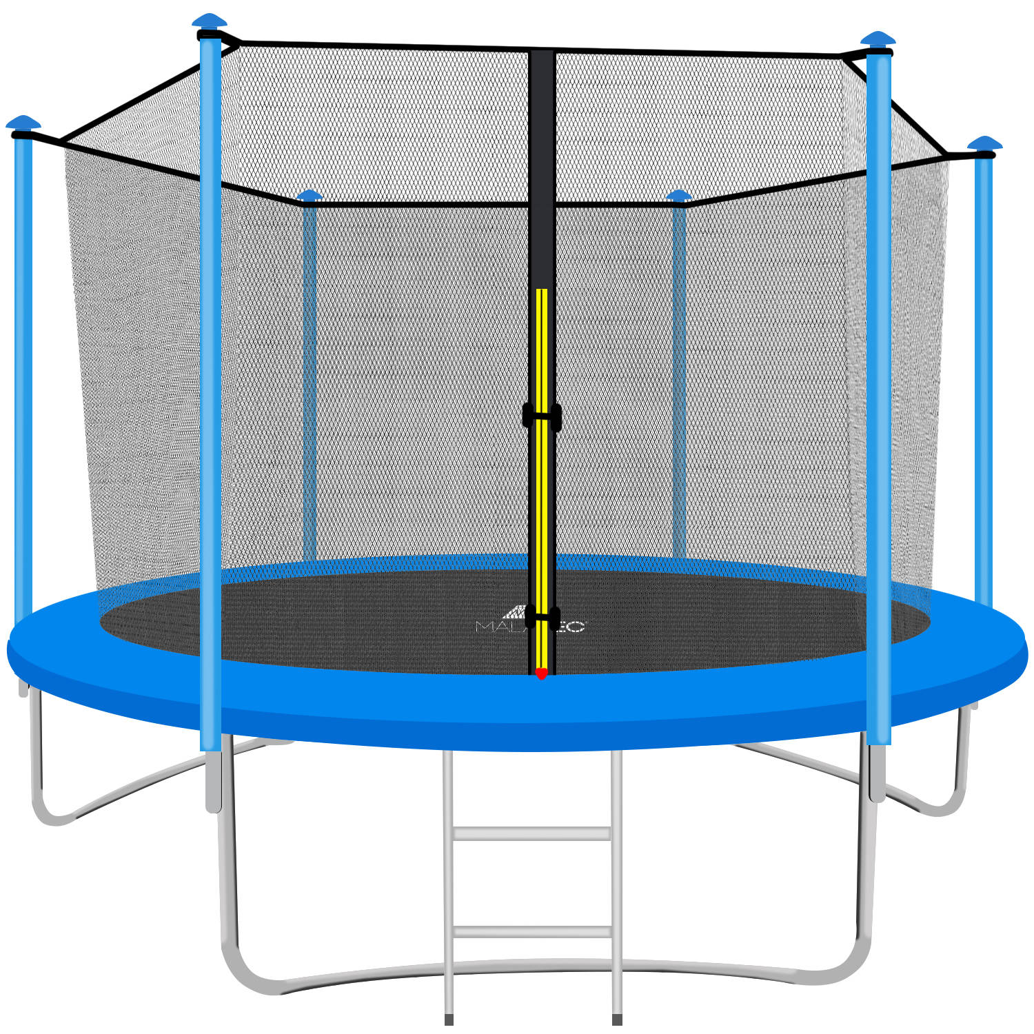 Kerti trambulin biztonsági hálóval – 244 cm – kék (BB7982) (4)