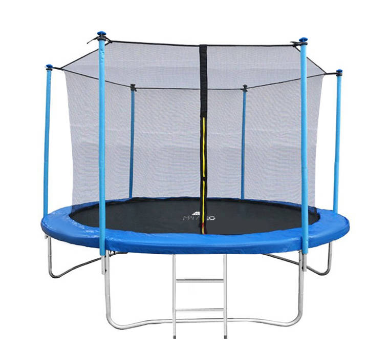 Kerti trambulin biztonsági hálóval – 244 cm – kék (BB7982) (9)