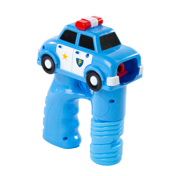 Rendőr autó formájú buborék fújó pisztoly zenével és fényhatásokkal (1)