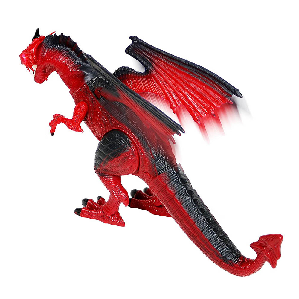 Élethű, tűzokádó és lépkedő távirányítós sárkány (BBJ) (8)