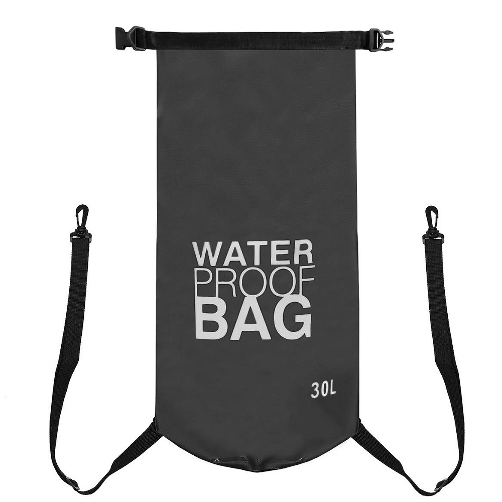 PVC anyagból készült praktikus – vízálló táska állítható pánttal – kiránduláshoz, strandoláshoz, sportokhoz – 30 L (BB-6903) (7)