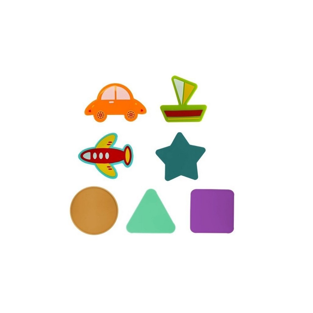 3 az 1-ben interaktív, zenélő kisbusz gyerekeknek – xilofonnal, színes gyöngyökkel, különféle formájú kockákkal (BBJ) (5)