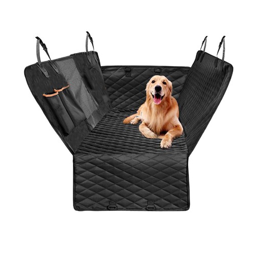 Univerzális, csúszásmentes, vízálló védőhuzat kutyáknak autósülésekre – 140 x 209 cm, fekete színű (BB-5403) (5)