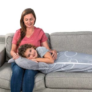 Pihe-puha plüssállattá alakítható hálózsák gyerekeknek - vidám cápa alakú, kompakt, összecsukható hálózsák (FX) (BBJ) - Image 3