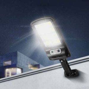 120 COB LED napelemes lámpa sötétedés érzékelővel és távirányítóval (BBV) - Image 2