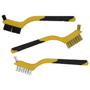 3 db-os drótkefe szett - réz acél és nylon szálas kefékkel (BBL) - Image 3