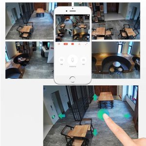 360°-os villanykörtébe rejtett, éjjellátó, mozgásérzékelő, Wifi-s panoráma kamera (BBV) - Image 4