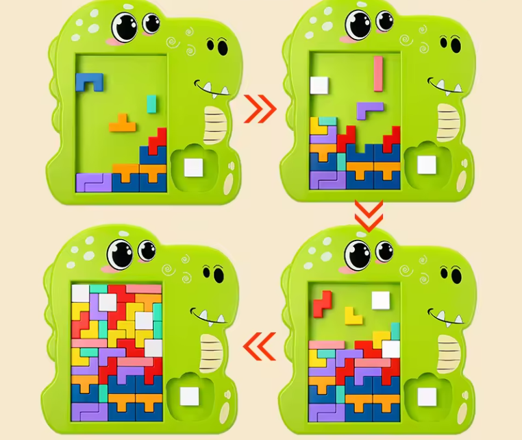 3D krokodilos puzzle gyerekeknek – figyelem és koncentráció fejlesztő oktató játék 6