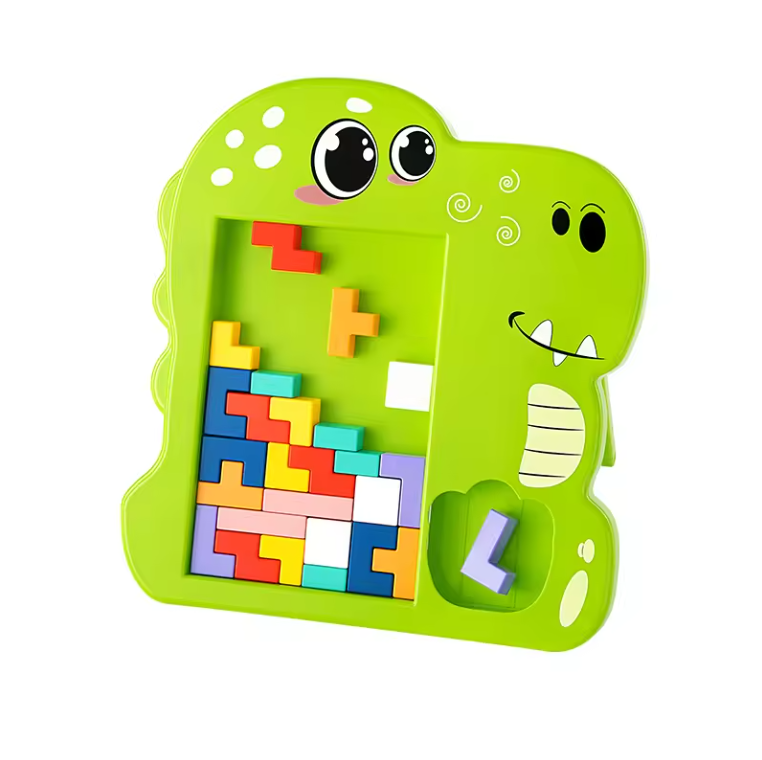 3D krokodilos puzzle gyerekeknek – figyelem és koncentráció fejlesztő oktató játék