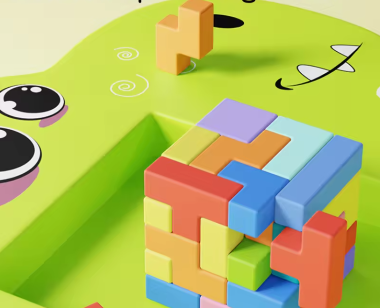 3D krokodilos puzzle gyerekeknek – figyelem és koncentráció fejlesztő oktató játék 8