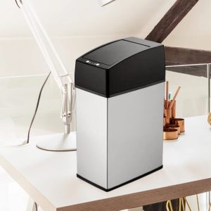Automatikusan kinyíló 7 literes szemeteskuka - mozgásérzékelős, szuper higiénikus mini hulladékgyűjtő (BBV) - Image 5