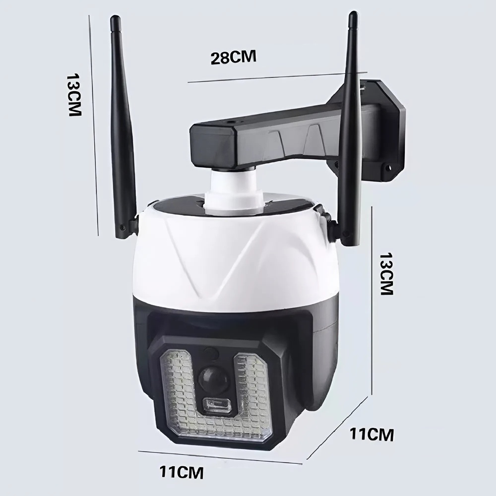 Álkamera_napelemes_fali_lámpa_SMD_LED_mozgásérzékelővel_és_távirányítóval_CH23-249