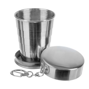 2in1 összecsukható, mini pohár és kulcstartó - max 80 ml (BBL) - Image 2