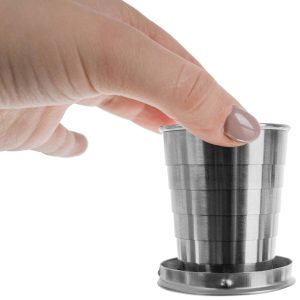 2in1 összecsukható, mini pohár és kulcstartó - max 80 ml (BBL) - Image 12