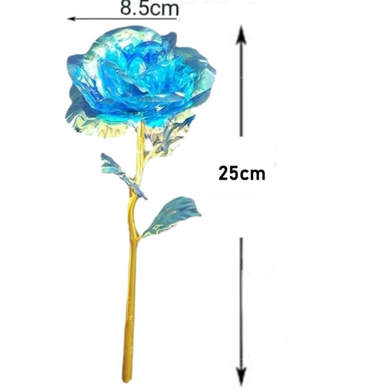 Aranyozott LED-es örök rózsa díszdobozban – kiváló ajándék nőknek 2