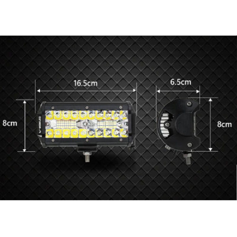 Autós LED reflektor 120W 165mm IP68 10-30V4