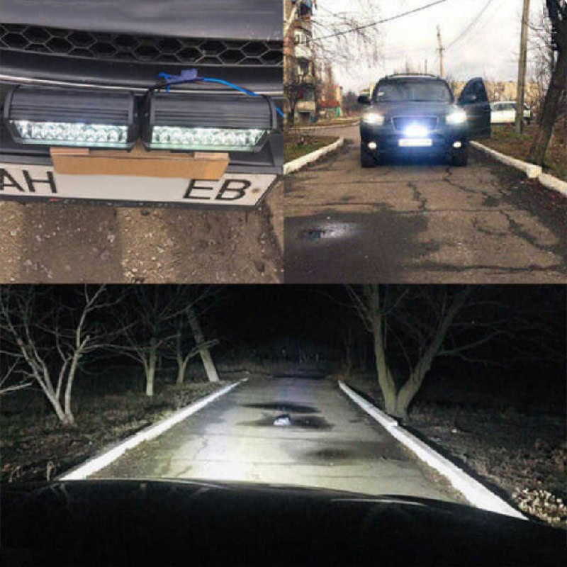 Autós LED reflektor 120W 165mm IP68 10-30V5