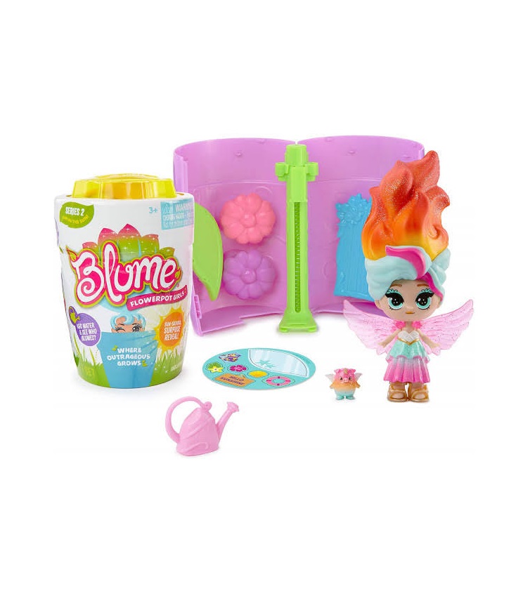 Blume dolls virágszál hercegnő – virágcserépből kinövő varázslatos meglepetés baba kislányoknak (BBJ) (7)