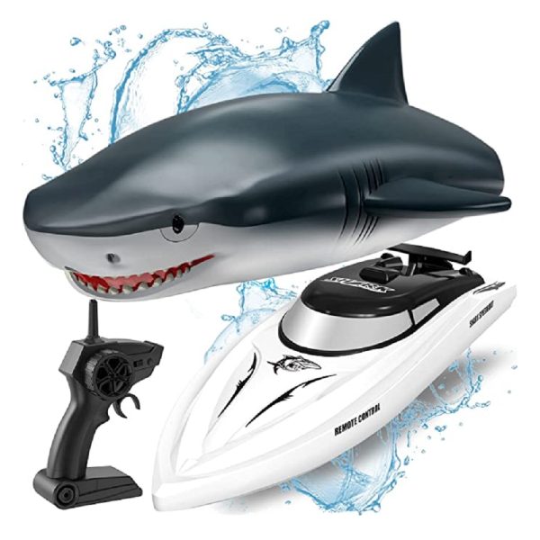 Cápának álcázható távirányítós motorcsónak 1