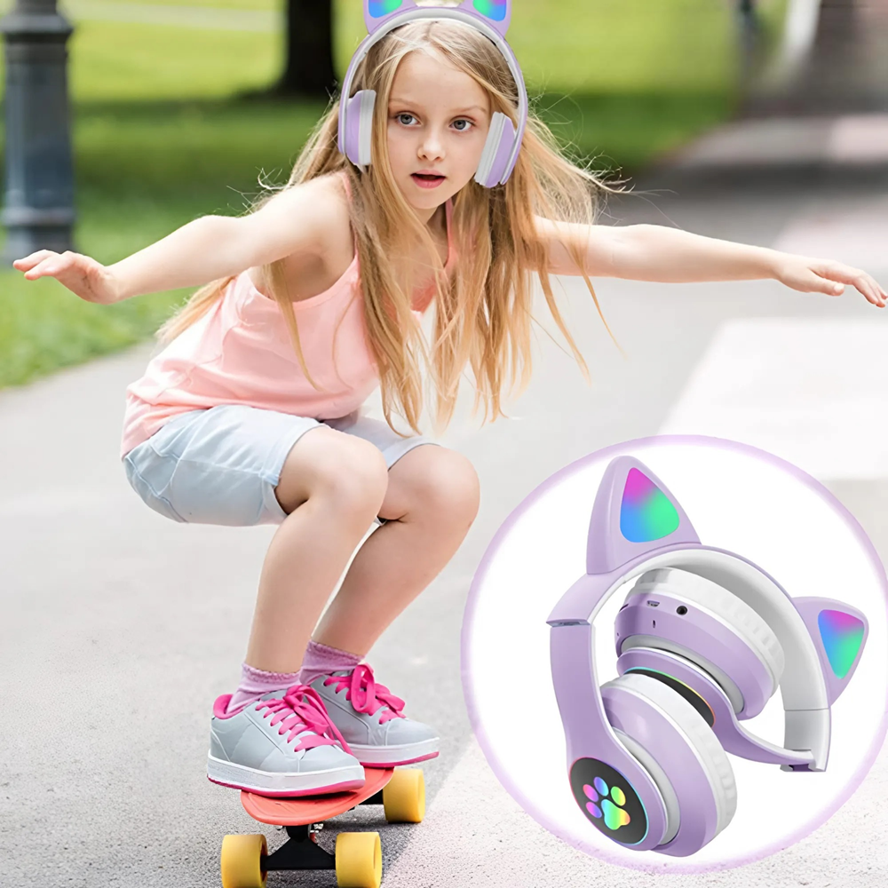 Cicafüles_vezeték_nélküli_fejhallgató_lila2