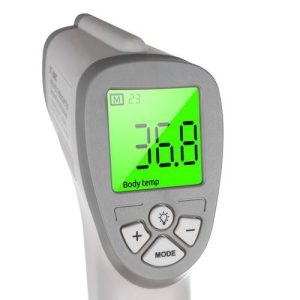 Digitális, érintés mentes infravörös hő-, és lázmérő - LCD kijelzővel, háttérvilágítással (BBV) - Image 11