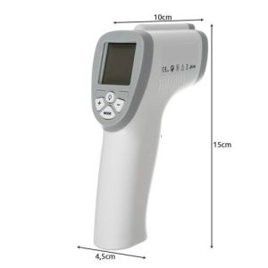 Digitális, érintés mentes infravörös hő-, és lázmérő - LCD kijelzővel, háttérvilágítással (BBV) - Image 5