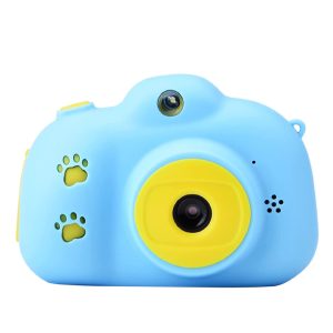 Digitális gyermek kamera, strapabíró fényképezőgép - kék  (BBV) - Image 5