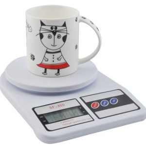 Digitális konyhai mérleg - nagy kijelzővel, automatikus kikapcsolás funkcióval , 1g-5kg (BBL) - Image 7