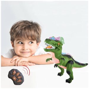 Dilophosaurus távirányítós játék dínó világító dupla taréjjal - 40 cm (BBMJ) - Image 1