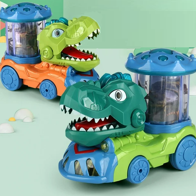 Dinoszaurusz szállító játék autó – automatikus mozgásokkal, hangokkal és fényekkel 1