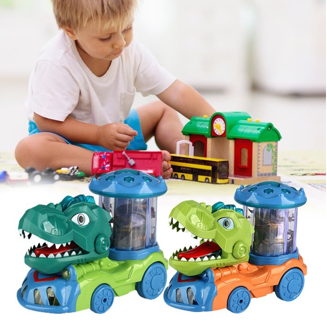 Dinoszaurusz szállító játék autó – automatikus mozgásokkal, hangokkal és fényekkel 2
