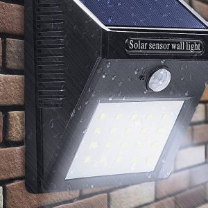 E.B. napelemes mozgásérzékelős szolár lámpa - 20 LED  (BBL) - Image 5