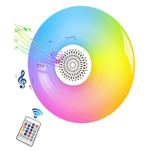 E27 RGB Bluetooth UFO lámpa hangszóróval + távirányítóval - 48W (BBJH) - Image 1