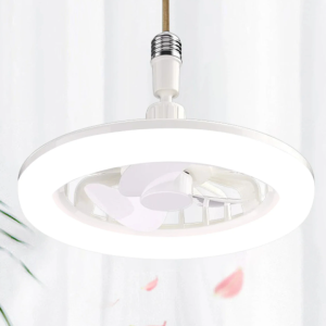 E27 LED mennyezeti hűtőventilátor lámpa - 3 sebességes, távirányítóval szabályozható (THM) - Image 5