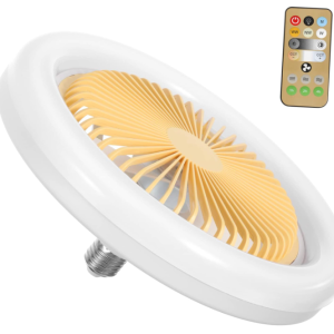E27 LED mennyezeti hűtőventilátor lámpa - 3 sebességes, távirányítóval szabályozható (THM) - Image 8