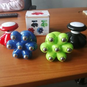 Automata, elektromos nyakmasszírozó gép 7 vibrációs görgővel - akkumulátorról és elemről is használható (BBL) (BBM) - Image 9