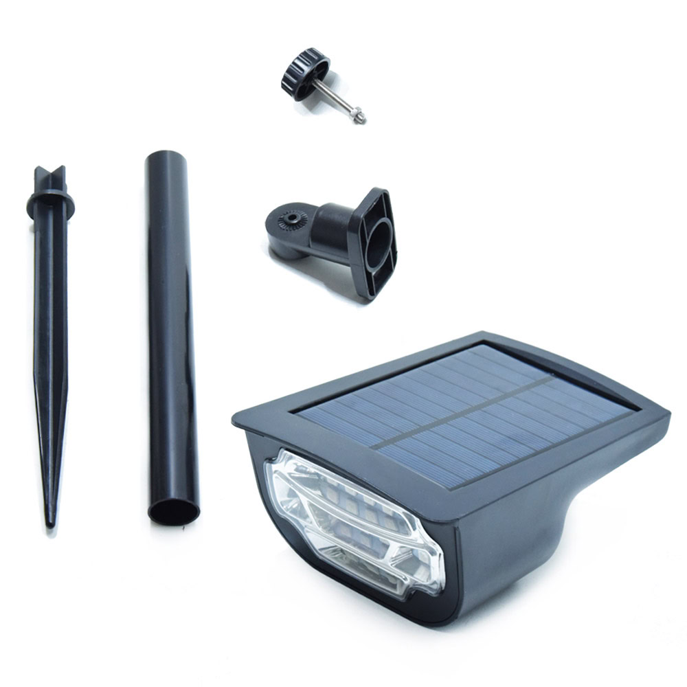 Energiatakarékos, napelemes, színváltós kerti lámpa – igény szerint leszúrható vagy falra szerelhető (BBL) (4)