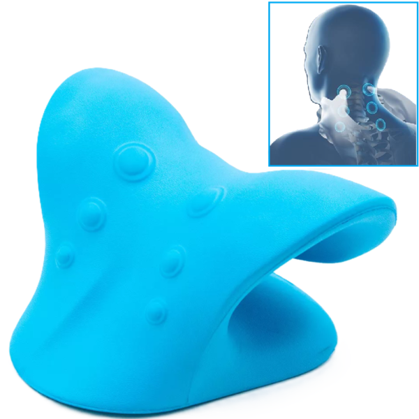 Ergonomikus nyaki és gerincnyújtó párna - helyreállítja a nyak természetes ívét, enyhíti a nyaki fájdalmakat 6 másolata