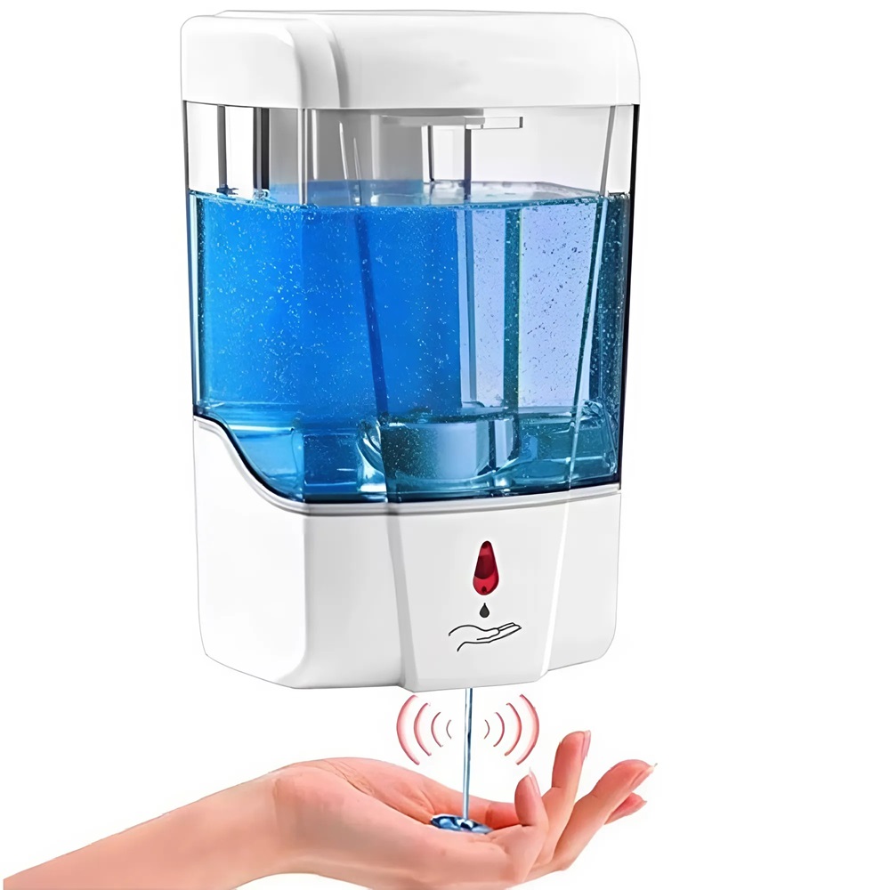 Érintés nélküli automata fali szappan- és kézfertőtlenítő adagoló – 700 ml Kapacitással