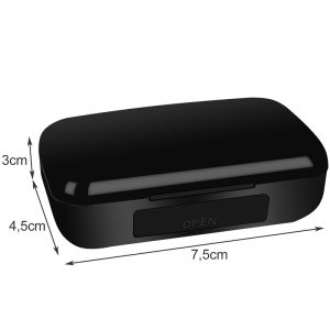 F9-10-M15 TWS vezeték nélküli Bluetooth fülhallgató LCD kijelzővel, akkus töltődobozzal (BBV) - Image 5
