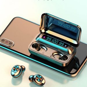 F9-10-M15 TWS vezeték nélküli Bluetooth fülhallgató LCD kijelzővel, akkus töltődobozzal (BBV) - Image 3