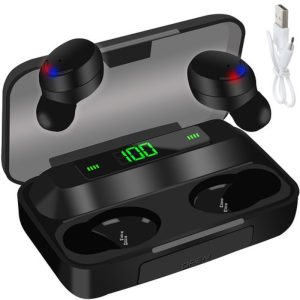 F9 TWS vezeték nélküli Bluetooth fülhallgató akkus töltődobozzal (BBV) - Image 4