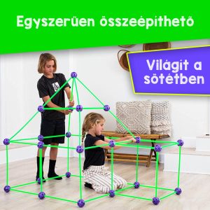 FORTKID várépítő készlet gyerekeknek - világít a sötétben (BBJ) - Image 5