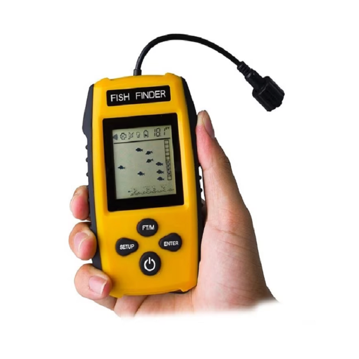 Fish Finder LCD kijelzős hordozható halradar (THM) (BBL) (2)