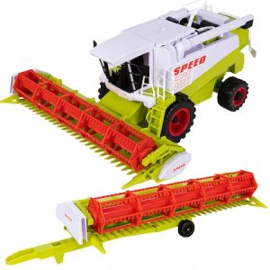 Giga méretű élethű játék kombájn, aratógép - zöld színben - 50 cm (BBMJ) (FX) - Image 7