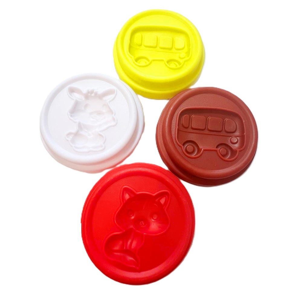 Gyurma gofri készítő játék – színes gyurmákkal és formákkal kiegészítő készlet 2