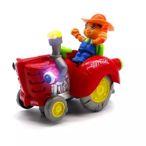 Zenélő és világító traktoros figura hintázó-döcögő mozgással (BBJ) - Image 1