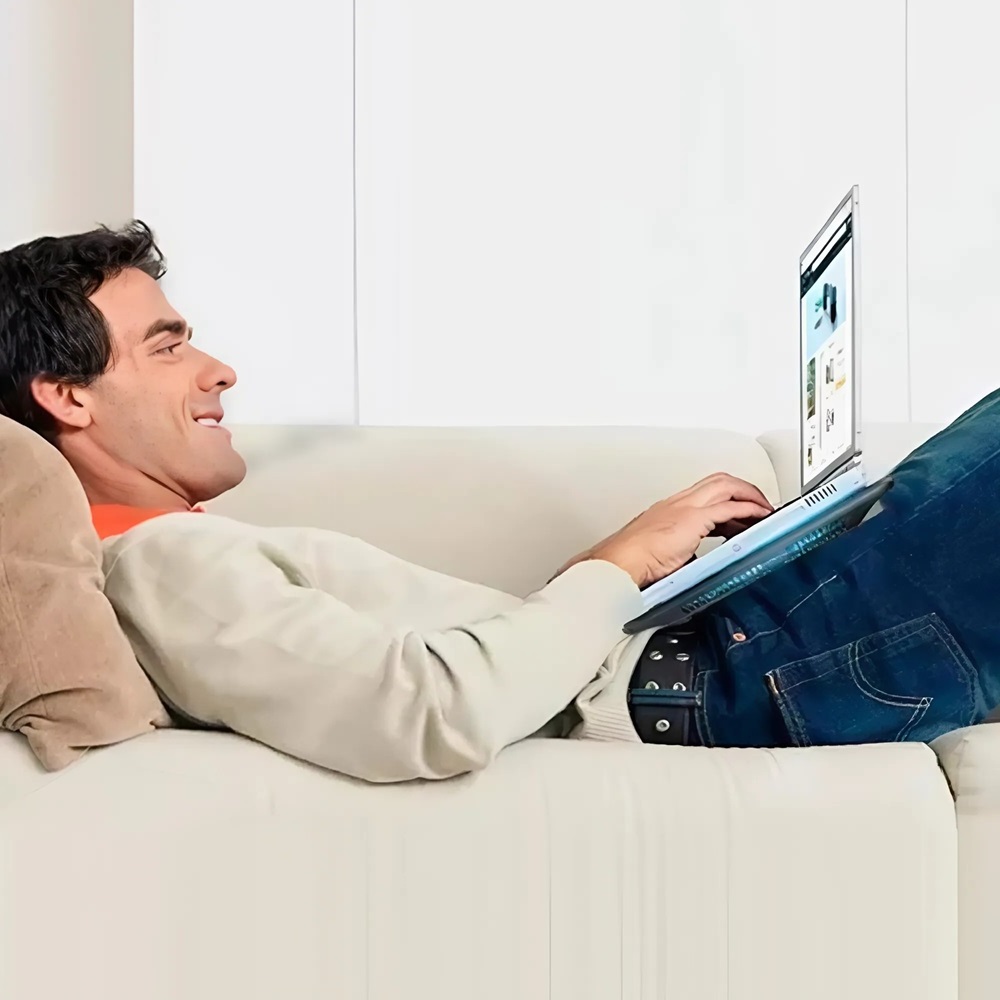 Hordozható laptop hűtőpad – erőteljes ventilátoros hűtőrendszerrel az optimális hűtéséhez 17”-os laptopokig 11