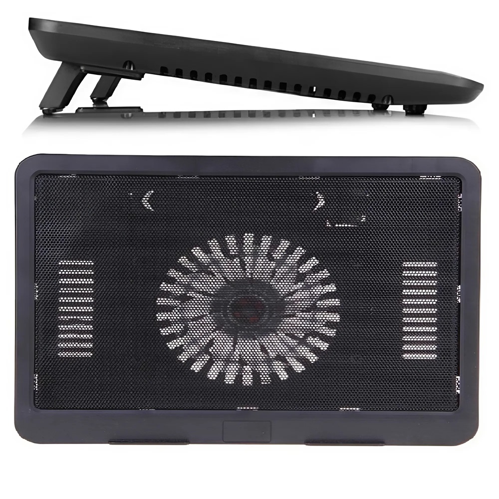 Hordozható laptop hűtőpad – erőteljes ventilátoros hűtőrendszerrel az optimális hűtéséhez 17”-os laptopokig 5